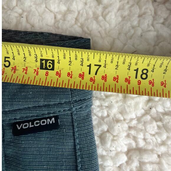 Volcom Shorts Mens 32 Blue Frickin Surf & Turf Static 4 Way Stretch Hybrid - Picture 8 of 9